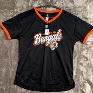 Cincinnati Bengals Jersey Girls L (11/13) Black Team Apparel Football‎ Team NFL